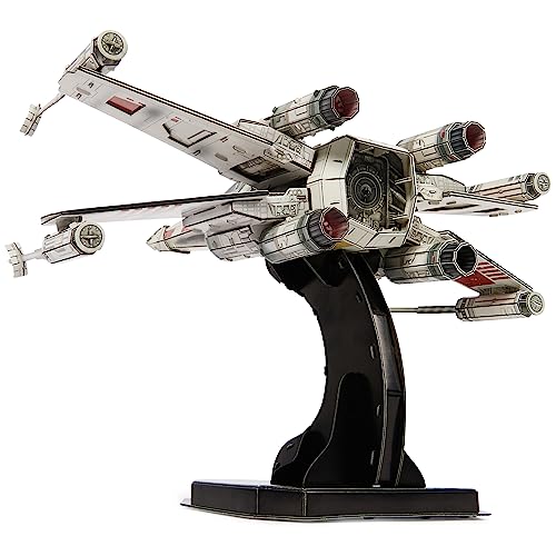 4D Build Star Wars T-65 X-Wing Starfighter 3D Puzzle Model Kit for Adults - style: T-65 X-Wing Starfighter 160 pcs