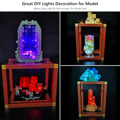 LED Light Kit Compatible with Lego 21362 Mineral Collection - color: Touch Switch Version