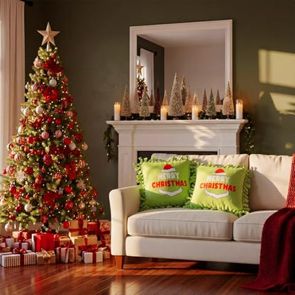 Chunful 6 Sets Christmas Green Monster Tied Pillow Craft Kit - style: Green Monster