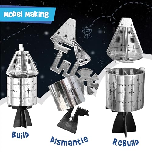Imagimake Mapology Man's Journey to Moon, Apollo 11 3D Model Kit for Kids - style: Man's Journey to Moon