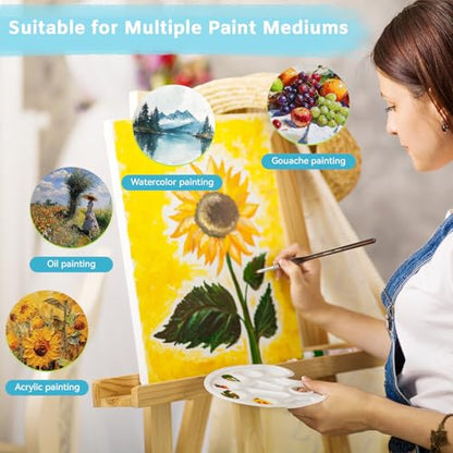 Detail Paint Brushes Set, 8 pcs Miniature Brushes for Fine Detailing - color: Brown