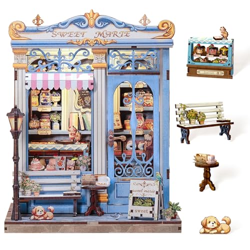 Cutefun Book Nook Kit - DIY Miniature Dollhouse Kit for Adults and Teens - color: Sweet Marie