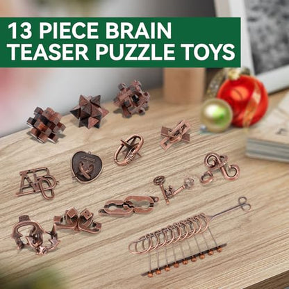 Mytothfy Brain Teaser Puzzles for Adults Teens Kids, 3D Puzzle Game Toys - color: Style B