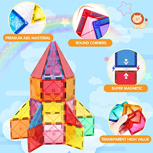 Magnetic Tiles Building Blocks for 3 4 5 6 7 8+ Years Old Boys Girls - style: Magnetic Tiles