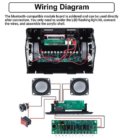 DIY Bluetooth-Compatible Speaker Soldering Practice Kit