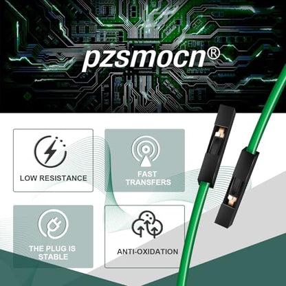 40 Sets / 120 Pcs for Dupont 2.54mm 1-Pin Connector Kit 24AWG 20cm - size: 1-Pin Female to Female, style: Black with Cable