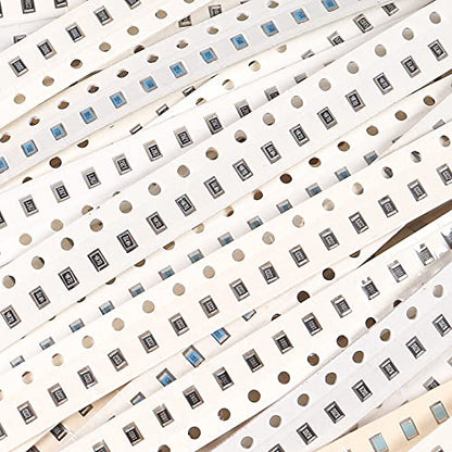 1500pcs 0805 SMD Resistor Kit 0805 Chip Resistor Assortment Kit 1% 1/8W 0.125W 60 Values 0 ohm-10M ohm Resistors - style: 0805-1500pcs
