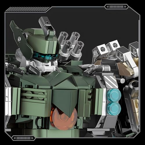 CSNRHG Mech Robot Model Building Blocks Toy Set Birthday for Age 8+ Children Adults Teens 1403 Pieces - color: Mobile Mecha