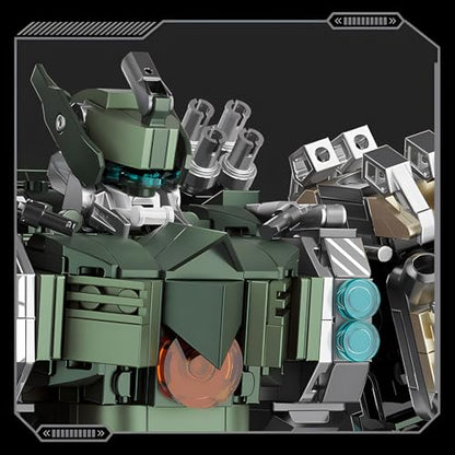 CSNRHG Mech Robot Model Building Blocks Toy Set Birthday for Age 8+ Children Adults Teens 1403 Pieces - color: Mobile Mecha