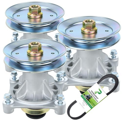 3 Pack 604214 Spindle Assembly for Hustler Raptor 52 inch Spindles - size: A15 3x604214 Spindle Kit