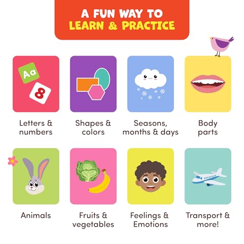 Preschool Busy Book for Toddlers 3-5, Educational Montessori Activity Toy
