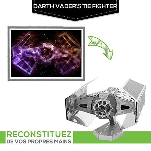Fascinations Metal Earth Star Wars OT Darth Vader's Tie Fighter 3D Metal Model Kit