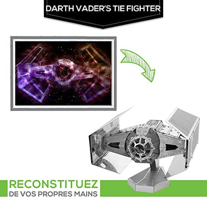 Fascinations Metal Earth Star Wars OT Darth Vader's Tie Fighter 3D Metal Model Kit