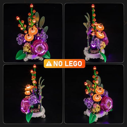 LIGHTAILING Light for Lego-40762 Mixed Flowerpot - Led Lighting Kit Compatible with Lego Building Blocks Model - NOT Included The Model Set - style: (Only Light) 40762 Mixed Flowerpot