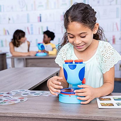Educational Insights GeoSafari Kidscope - STEM Toys for Kids, Toddler Learning Toys, Kids Microscope with Prepared Slides, Science Set for Boys and Girls Ages 5+