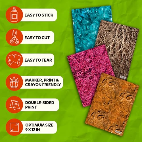 Skillmatics Science Construction Paper for Kids – STEM DIY Craft Activity - color: All Things Science, size: 60 Sheets
