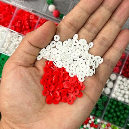 Italy Italian Mexico Mexican Christmas Clay Beads Bracelets Making Kit