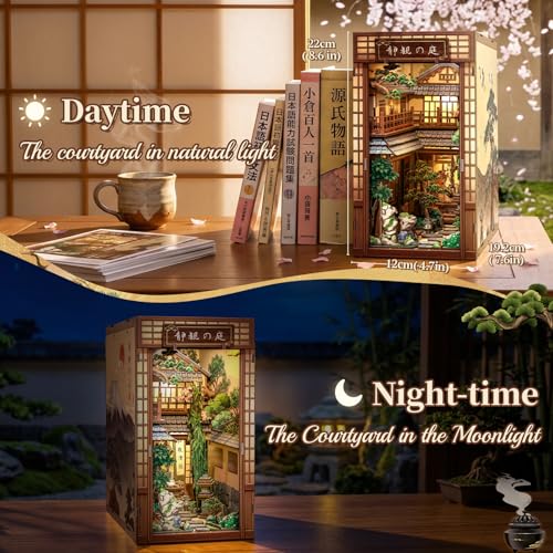 Fsolis Japanese Book Nook Kit Zen Garden - color: Serene Courtyard