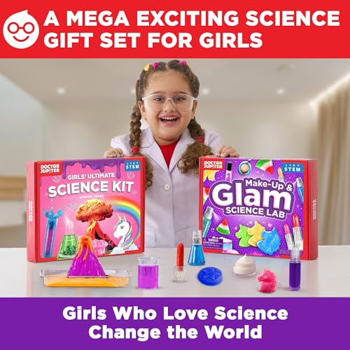 Doctor Jupiter Mega Science Gift Set for Kids Ages 8+ - style: Mega Science Gift Set for Girls: 8+