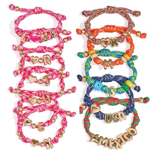 RepaTime DIY Bracelet Making Kit for Women with Alphabet Beads - color: Bead Kit-E