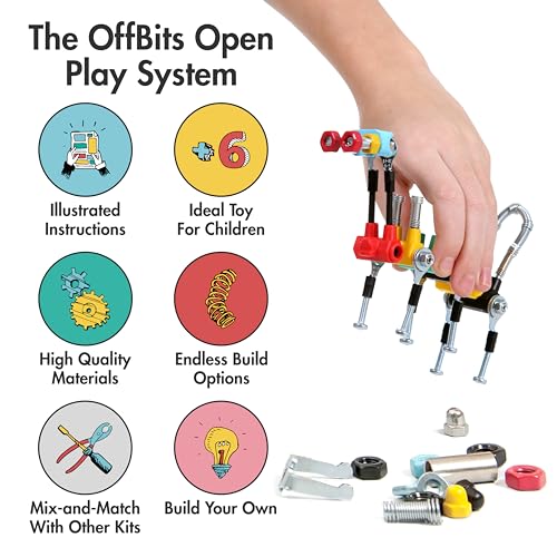 The Off Bits Educational STEM Toys for 6+: Robot Toy Building Sets, 3-in-1 Engineering Kit for Boys and Girls, Build Your Own STEM Building Toys with Endless Possibilities (Jumbo Kit) - style: Jumbo Kit
