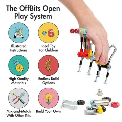 The Off Bits Educational STEM Toys for 6+: Robot Toy Building Sets, 3-in-1 Engineering Kit for Boys and Girls, Build Your Own STEM Building Toys with Endless Possibilities (Jumbo Kit) - style: Jumbo Kit