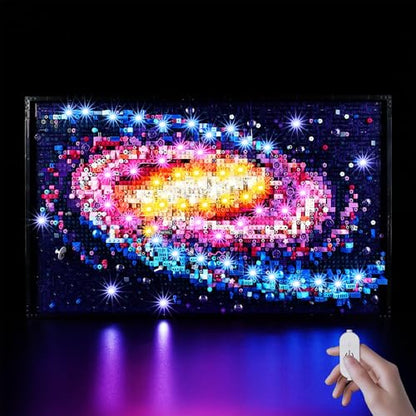 Kyglaring Light Kit for LEGO 31212 Milky Way Galaxy Set, Lights Only - color: 31212-Lighting-Touch