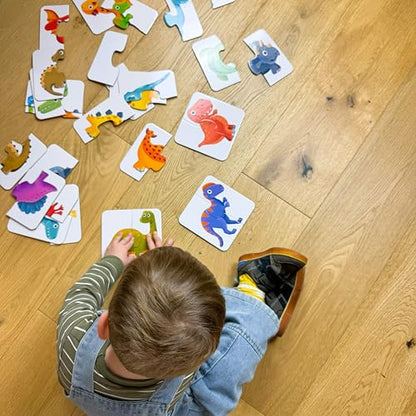 The Learning Journey: My First Match It - Dinosaurs - 2 Year Old Toys, Puzzles for Toddlers, Toddler Puzzle, Educational Toys for 2 Year Old - 15 Self-Correcting Matching Puzzles - Award Winning Toys - size: 15 pieces, style: Dinosaurs
