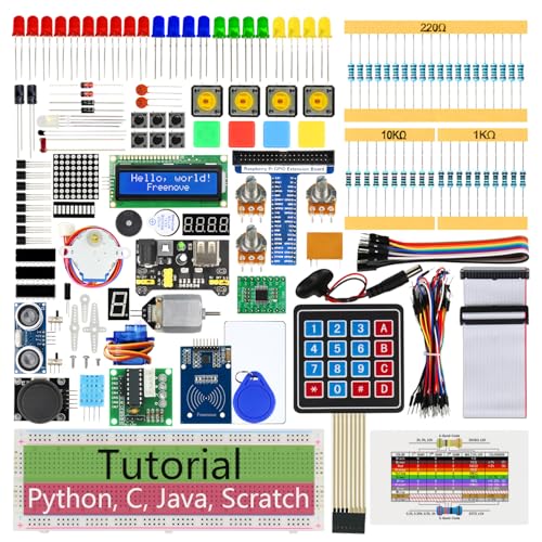 Freenove RFID Starter Kit for Raspberry Pi 5 4 B 3 Zero 2 W (NOT Included)
