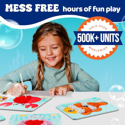 jackinthebox Poke Art Ocean Craft Kit for Kids, Boys & Girls Toys, Ages 4-8 - style: Ocean