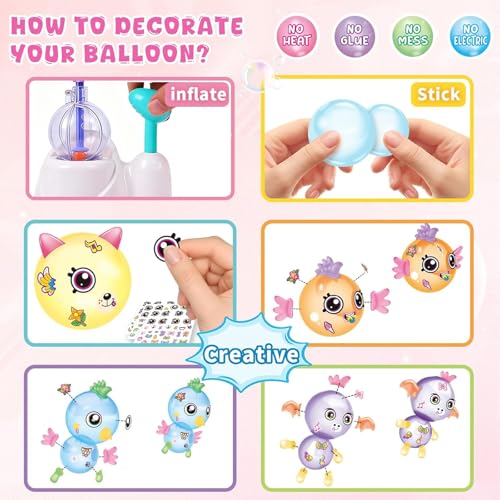 Magic Balloon Craft Kit, Funny Balloons Inflator Toy Refill Pack - color: Accessory Refill Pack