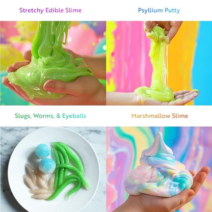 Playz Edible Slime Candy Making Kit for Kids Age 8-12 Years Old w/ 25+ Fun - style: Edible Slime