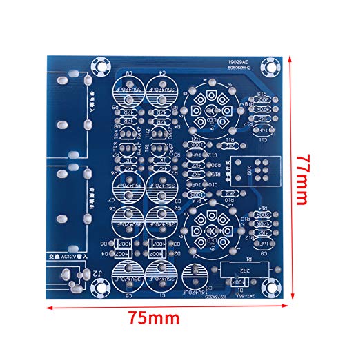 PCB Board DIY kit Vacuum Electron Tube DIY Tube Amplifier kit Tube Amplifier kit Valve Preamp Amplifier Board Tube Headphone Amplifier Kit Headphone Amp Parts Musical Fidelity Kit DC12V