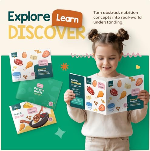 Baketivity Powerful Proteins Kids Nutrition Kit STEM Birthday Gift for Kids - color: 2-powerful Proteins