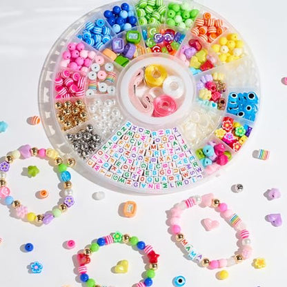 MYCUTEY 594Pcs DIY Friendship Bracelet Making Kit - color: Bracelet kit