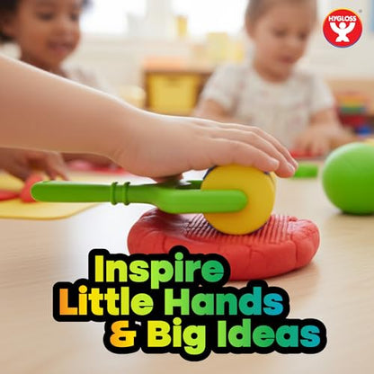 Hygloss Dough Tools 8 Pc Set, Cutters, Rollers and Rolling Pins for Kids - color: Tools (8 Pcs.)
