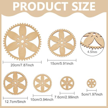 BENECREAT 6 Sizes Poplar Wood Weaving Loom Kit, Round DIY Weaving Loom DIY Weaving Art Tapestry Loom for Hanging Decor Woven Tapestry Knitted Crafts Making, 4.5mm Thick - size: Round