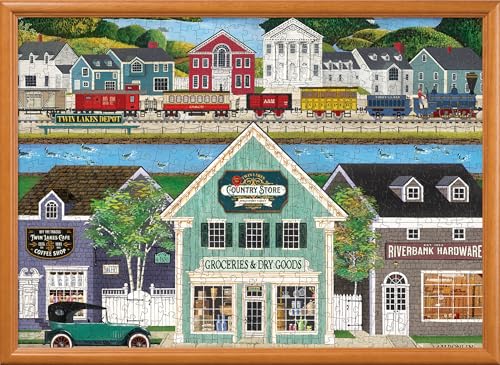 MasterPieces Twin Lakes Jigsaw Puzzle - 500 Piece EZ Grip, Adult Puzzle - for Adults - style: Twin Lakes