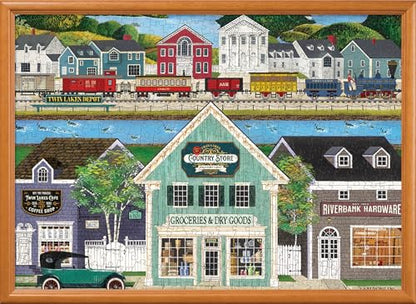 MasterPieces Twin Lakes Jigsaw Puzzle - 500 Piece EZ Grip, Adult Puzzle - for Adults - style: Twin Lakes