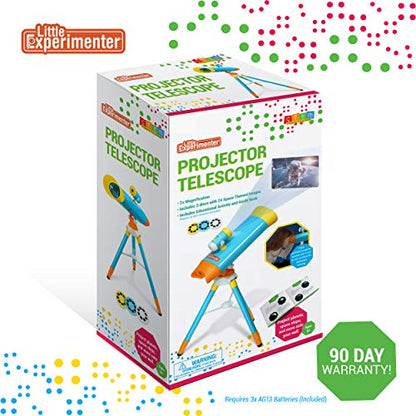 Little Experimenter Projector Telescope, 24 Space Images, STEM Kids 3-12