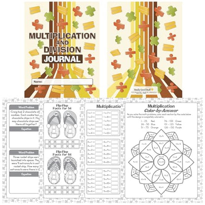 Really Good Stuff Family Engagement Math Kit, Fourth Grade: Practice - style: Fourth Grade