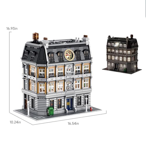 ELAICREE 6632 Pieces Street View Architecture Magician Holy Sanctuary Modular Building Set, Model Building Kit for Adults Collectors, DIY Creative Toy Gift - color: Magician Holy Sanctuary