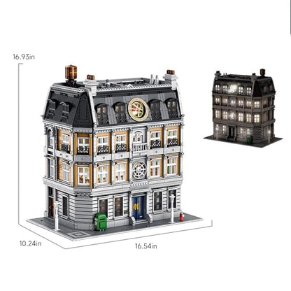 ELAICREE 6632 Pieces Street View Architecture Magician Holy Sanctuary Modular Building Set, Model Building Kit for Adults Collectors, DIY Creative Toy Gift - color: Magician Holy Sanctuary