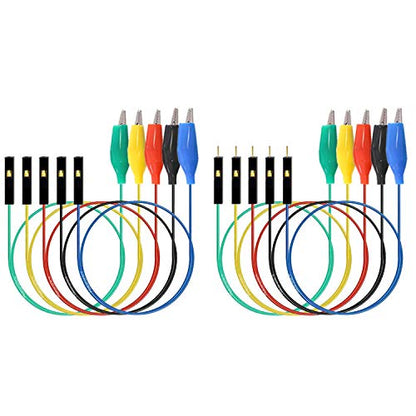 Makeronics Alligator Clip to Breadboard Jumper Wires 10pcs