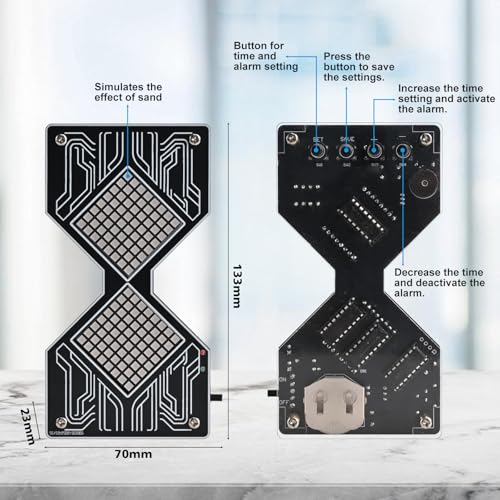 Electronic Hourglass Soldering Prpject Kit, 1-99 Minute Countdown Timer
