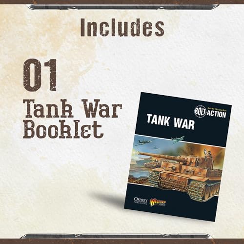 Wargames Delivered - Warlord Games Bolt Action: Tank War - StuG III Ausf G German Army Model Tank Set, 28mm WWII Miniature Models and Army Models for Tabletop Wargaming - color: StuG III Ausf G