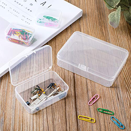 96 Pack Rectangular Clear Plastic Storage Containers - size: Mixed Sizes