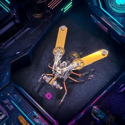 3D Metal Puzzle Insect Bug Mechanical Fly Model Steampunk Sculpture DIY Projects Making Kit Arts and Crafts Metal Building Science kit, Ideas,Gifts for Birthday(Mechanical Fly A) - style: Mechanical Fly A