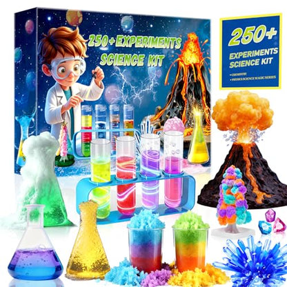 250+ Experiments Science Kits for Kids, STEM Activities Educational Science - style: Science Kit for 8-15