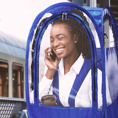 WeatherPod® StadiumPod™ 1-Person Wearable Upper Body Pop-Up Pod - color: Black